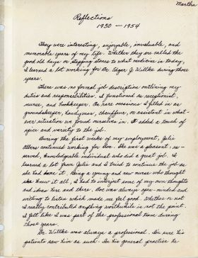 Memories of Working for Dr. Edgar J. Willke Cover