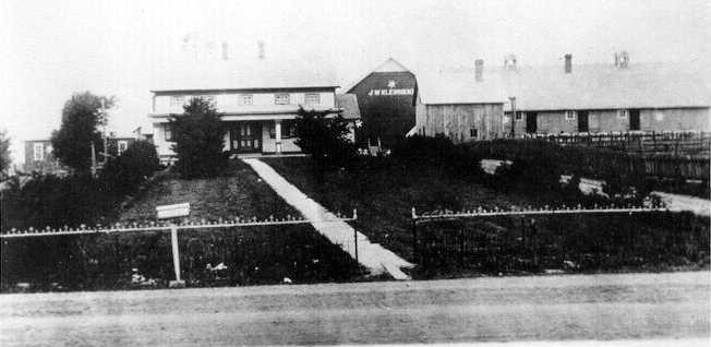 Photo: Kleinhenz farm home, St. Rose, Ohio. Picture was taken In 1918.