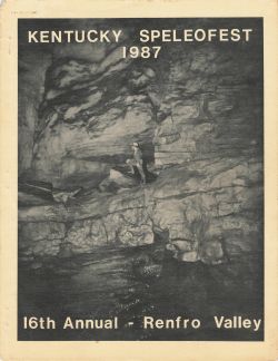 Kentucky Speleofest 1987 16th Annual Renfro Valley Cover