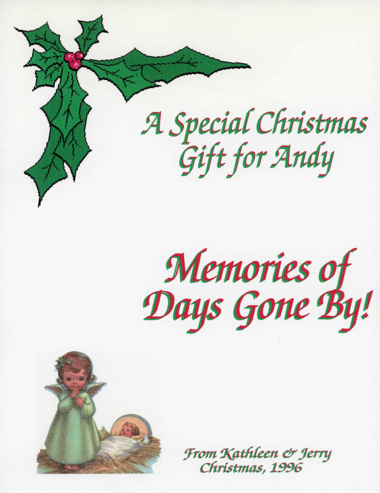 Memories of Days Gone By Cover