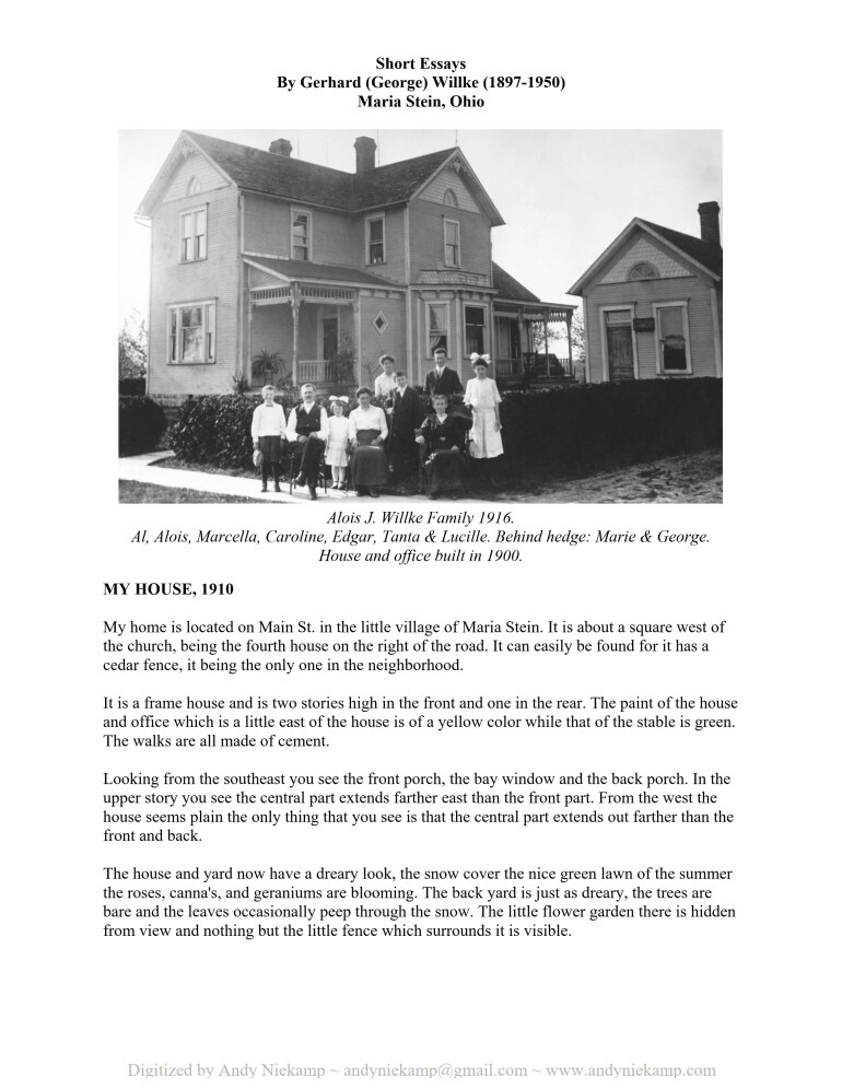 Short Essays by George Willke Cover