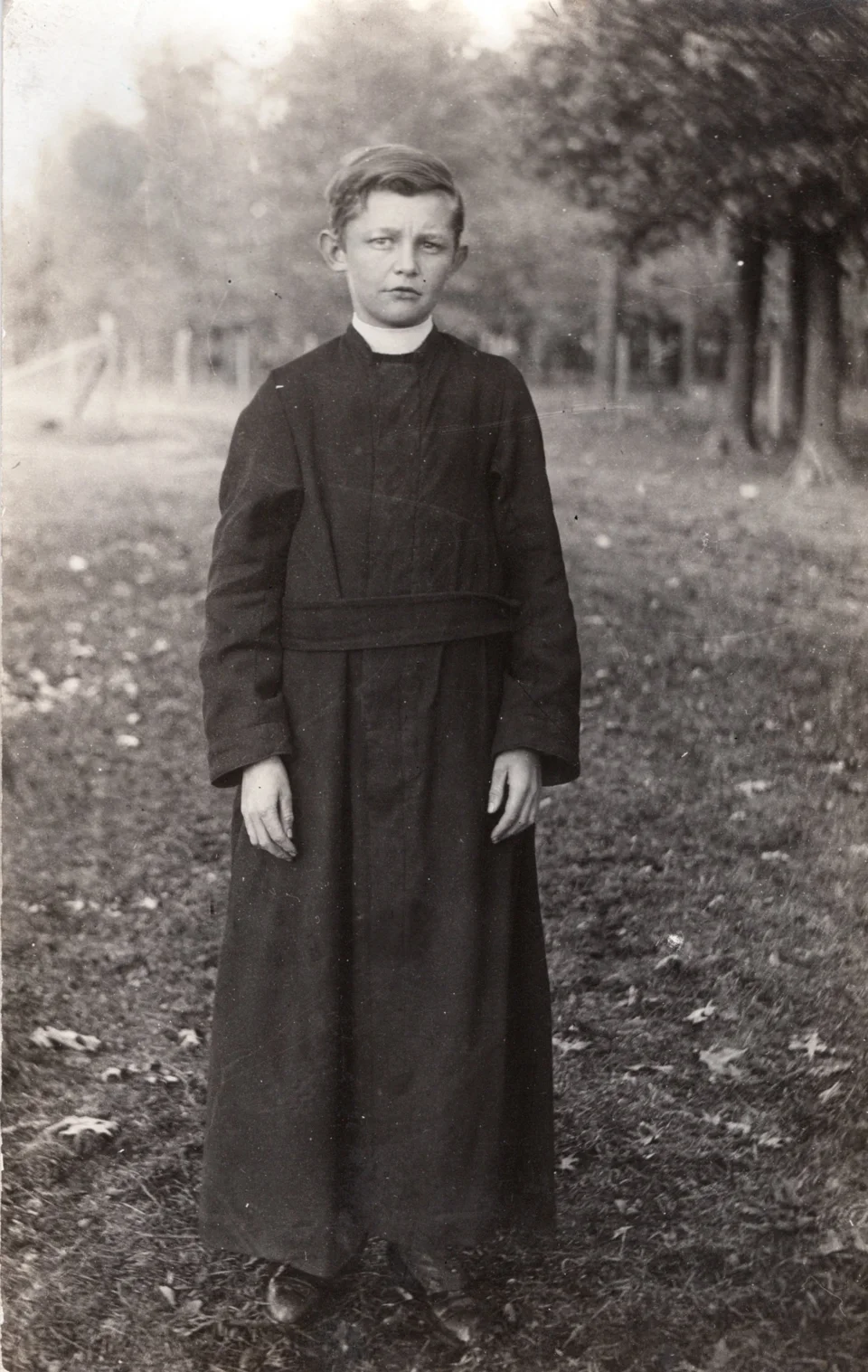 Father George John Niekamp as a young student preparing for the priesthood