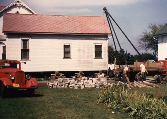 1950-Maria-Stein-OH-Willke-Doctor-Office-Move-001 (The office being seperated from the house).jpg